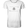 T-Bone T-Rex T-Shirt - Unisex BIO T-Shirt 17 Spruchgewand - Mit Witz und Verstand - front organic shirt f8f8f8 1116x 3