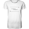 Um Antwort wird gebeten - Beziehung Kommunikation - Unisex BIO T-Shirt 17 Spruchgewand - Mit Witz und Verstand - front organic shirt f8f8f8 1116x 35