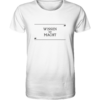 Spruchgewand - Mit Witz und Verstand - front organic shirt f8f8f8 1116x 41