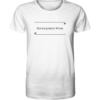 Des is a gmahde Wiesn - Unisex BIO T-Shirt 17 Spruchgewand - Mit Witz und Verstand - front organic shirt f8f8f8 1116x 74
