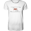 THE ANT IS NEAR - lustig - Unisex BIO T-Shirt 17 Spruchgewand - Mit Witz und Verstand - front organic shirt f8f8f8 1116x 83