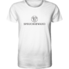 Spruchgewand Logo - Unisex BIO T-Shirt 17 Spruchgewand - Mit Witz und Verstand - front organic shirt f8f8f8 1116x 86