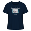 Grunty Cat - die grunzende Katze - Meoink - Damen Bio T-Shirt 11 Spruchgewand - Mit Witz und Verstand - front ladies organic shirt 0e2035 1116x 36
