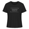Immer, wenn man denkt, die Messlatte für Intelligenz... - Damen Bio T-Shirt 9 Spruchgewand - Mit Witz und Verstand - front ladies organic shirt 272727 1116x 45