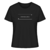 Lebe dein Leben - Damen Bio T-Shirt 9 Spruchgewand - Mit Witz und Verstand - front ladies organic shirt 272727 1116x 54