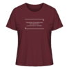 Die größte Vortrefflichkeit der Römer war, dass sie Latein sprachen. - Damen Bio T-Shirt 10 Spruchgewand - Mit Witz und Verstand - front ladies organic shirt 672b34 1116x 19