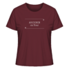 Angeber on Tour - Damen Bio T-Shirt 10 Spruchgewand - Mit Witz und Verstand - front ladies organic shirt 672b34 1116x 4