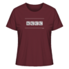 GENIUS PSE Elemente Chemie - Damen Bio T-Shirt 10 Spruchgewand - Mit Witz und Verstand - front ladies organic shirt 672b34 1116x 73