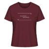 Um Antwort wird gebeten - Beziehung Kommunikation - Damen Bio T-Shirt 10 Spruchgewand - Mit Witz und Verstand - front ladies organic shirt 672b34 1116x 86