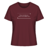 Wenn ich die See seh', brauch' ich kein Meer mehr - Damen Bio T-Shirt 10 Spruchgewand - Mit Witz und Verstand - front ladies organic shirt 672b34 1116x 88