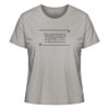 Immer, wenn man denkt, die Messlatte für Intelligenz... - Damen Bio T-Shirt 12 Spruchgewand - Mit Witz und Verstand - front ladies organic shirt c2c1c0 1116x 45