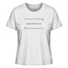Expertimentieren - Damen Bio T-Shirt 15 Spruchgewand - Mit Witz und Verstand - front ladies organic shirt f8f8f8 1116x 32
