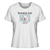Grunty Cat - die grunzende Katze - Meoink - Damen Bio T-Shirt 15 Spruchgewand - Mit Witz und Verstand - front ladies organic shirt f8f8f8 1116x 36