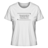 Immer, wenn man denkt, die Messlatte für Intelligenz... - Damen Bio T-Shirt 15 Spruchgewand - Mit Witz und Verstand - front ladies organic shirt f8f8f8 1116x 45